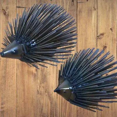 Hand Crafted Metal Garden Hedgehogs (T/HH) • £22