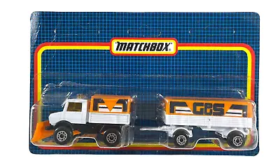 Matchbox Twin-Pack Unimog Snow Plow And Mercedes Trailer - Sealed 1987 • $34.95