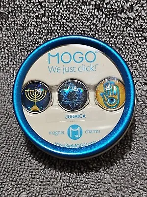 Mogo We Just Click Judaica 3 Magnetic Charms In Tin Israel • $2.99