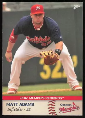 2012 MultiAd Memphis Redbirds #4 Matt Adams • $1.69