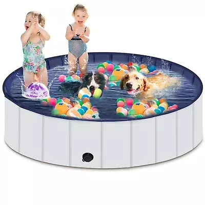 Foldable Portable Hard Plastic Wading Pool For Indoor And Outdoor • $34.99