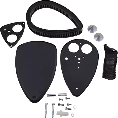 Baron Smooth Big Air Kit Cleaner Assembly Black Yamaha V Star 1300 07-16 • $377.95