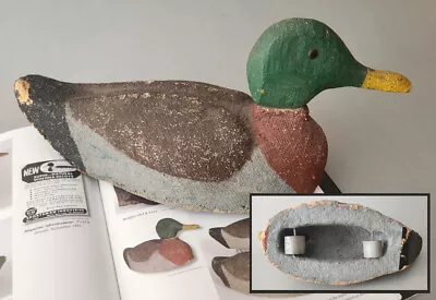 Rare DOUGLAS Pull-Toy Antique Duck Decoy Decoys - Actual Bird In Minnesota Book • $9.99