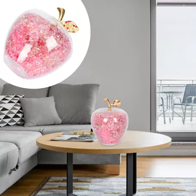  Luminous Apple Ornament Glass And Women Party Landscape Decors • £16.18