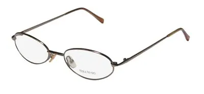 New Vera Wang V41 Eyeglasses Cat Eye Full-rim Metal 52-18-140 Womens Brown Ba • $19.95