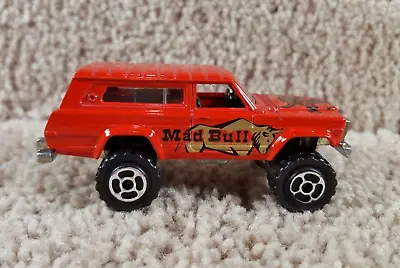 1993 Majorette 1:64 Scale Diecast 4x4 Cherokee Mad Bull Truck Made In France • $19