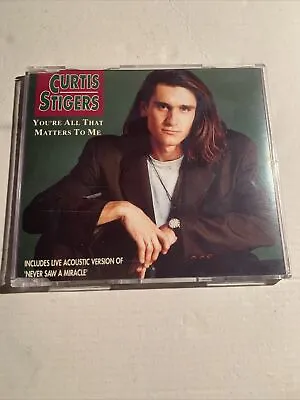 Curtis Stigers- You’re All That Matters To Me (CD 1991) 3 TRK • £4.20