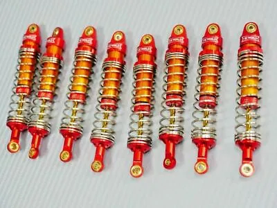 For TRAXXAS Big Bore METAL Suspension SHOCKS T-MAXX E-MAXX (8 Pcs) RED • $64.99