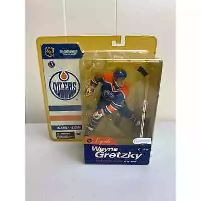 Wayne Gretzky McFarlane Legends Series 1 NHL Figure Edmonton Oilers Blue Jersey • $22.31