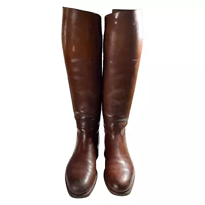 Vintage Henry Maxwell Brown Riding Boots • $850