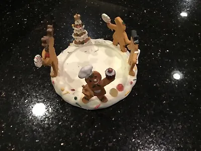 Yankee  Candle Large Jar Holder Gingerbread Theme Perfect For Christmas Decor • £14.94