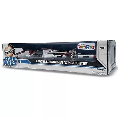 Star Wars Legacy Collection Dagger Squadron B-Wing Fighter&Pilot NEW MISB 2008 • $159.95