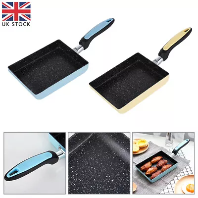 £11.66 • Buy Square Rectangular Grill Frying Pan Non-stick For Tamagoyaki Egg Roll Omelette