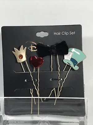 Disney Alice In Wonderland 4 Pins Hair Accessories Set • $14.95