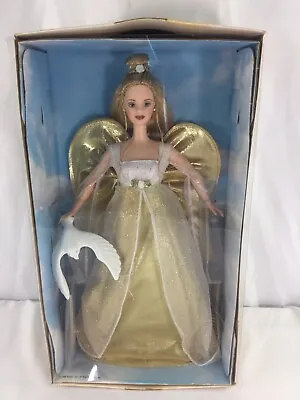 Angelic Inspirations Barbie Doll Angel In Original Box W Balancing Dove F260621 • $6.99
