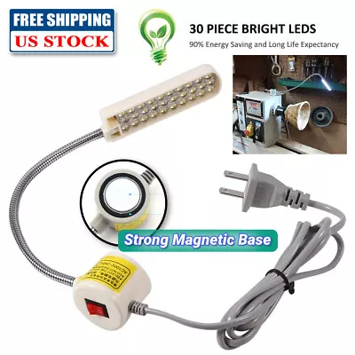 30 LED Sewing Machine Light Flexible Working Lamp With Magnetic Base White • $7.99