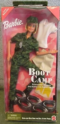 1999 Barbie Boot Camp Doll~NRFB~Ames Exclusive~Bend-And-Move Body~Stickers~LOOK • $9.99