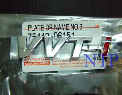 FOR TOYOTA VVT-i VVTI BADGE EMBLEM LOGO Camry Carina Celica Yaris Prius Corolla • $18.01