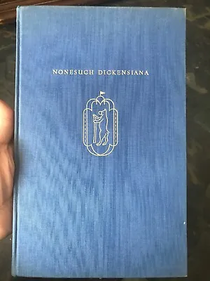 £17.34 • Buy Charles Dickens, Arthur Waugh / NONESUCH DICKENSIANA 1st Edition 1937 Rare