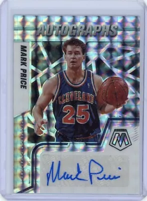 Mark Price 2021-22 Panini Mosaic Auto Card Silver Prizm Autographs Cavaliers • $14.99