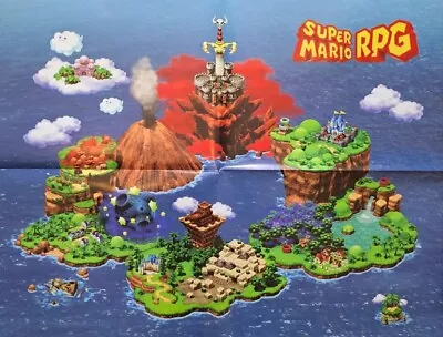 Nintendo Poster: Super Mario RPG 16  X 20  Two Sides!! • $20