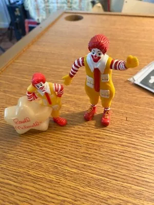 (2) Vintage Ronald McDonald Figures (1) Star Glow In Dark (1) Ronald Figure • $6.99