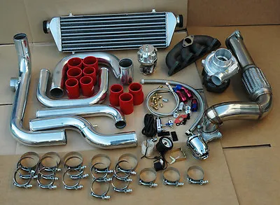 Civic EG EK B16 B18 SI TYPE R DOHC Cast Iron T3 T3/T4 FULL Turbo Kit Bolt On SQV • $804.99