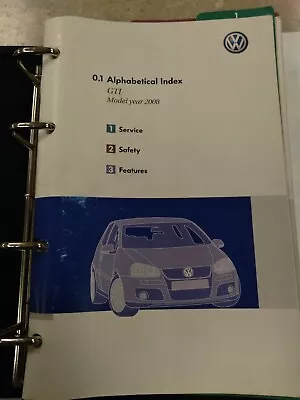 2008  Vw Gti  Owners Manual & Case (complete Set) • $28