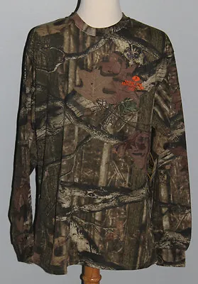 New MOSSY OAK Break-Up Infinity Shirt Mens Long Sleeve T-Shirt M L XL 3XL Camo • $17.99