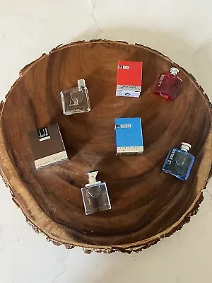 Lot 4 DUNHILL MINI Travel Sample Perfumes  DESIRE BLUE X-CENTRIC EDT 0.17 NIB • $39