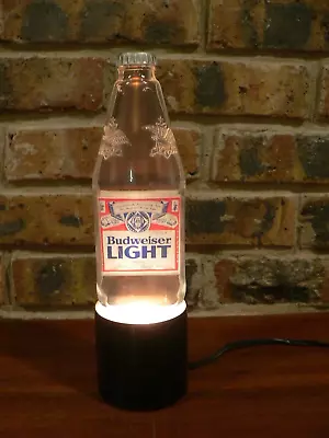 Vintage 1982 Budweiser Light (Bud Light) Beer Advertising Lighted Bottle Sign • $49.95