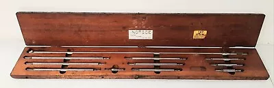 Vintage 11 Piece Brown & Sharpe Micrometer Caliper Rod Set • $50