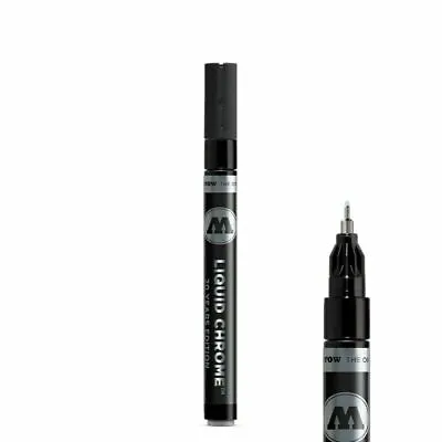 MOLOTOW LIQUID CHROME 1mm 2mm 4mm Graffiti Art Canvas Markers  • $10.99