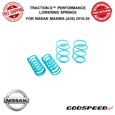 Godspeed Traction-S Performance Lowering Springs For 2016-20 Nissan Maxima A35 • $198