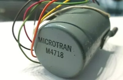 Vintage NOS (1) RARE Microtran M4718 MIC MICROPHONE MC Input Transformer • $79.95