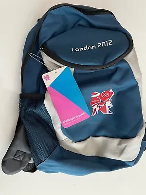 London 2012 Olympics Official Challenger  Blue Daysack Rucksack Backpack New • £14.99