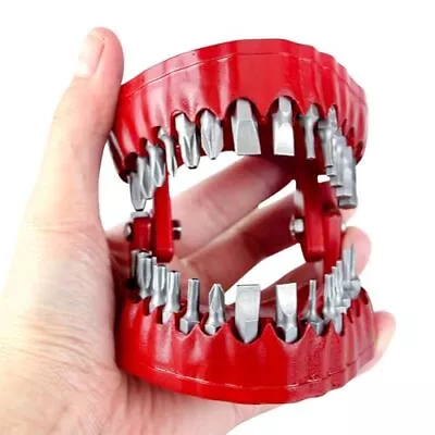 Denture Drill Bit Set With 28 Pieces | Hex Bit Organizer For 0.3 Inch/75 Mm S... • $36.09