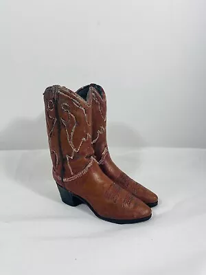 Ceramic Cowboy Boots Bud Mini Vase Holder Dried Flowers Pencil Holder • $14.95