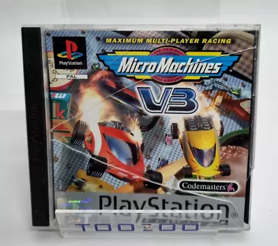 Micro Machines V3 Complete Sony PlayStation 1 PS1 Game • £7.99