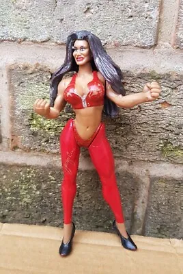 Jacqueline- Wrestle Mania Xv - Signature Series 3 Action Figure/ Approx 6  /used • £1.99