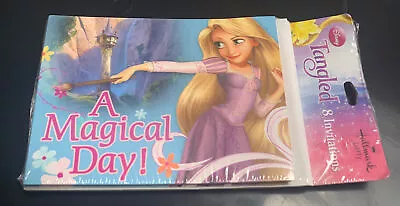 Disney Tangled Birthday Party 8 Invitations A Magical Day Brand New • £3.37