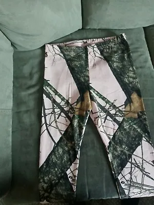 Mossy Oak Pink Camo Girls With Guns Leggings Stretch Pants • $8