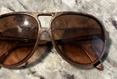 VTG Serengeti Driver 5226a Sunglasses Aviator Amboyna Burl Woodgrain Pattern Tan • $33.98