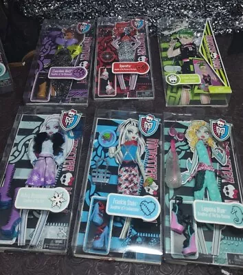 Monster High Doll Fashion Pack Lot Of 6 Frankie Lagoona Clawdeen Abbey Operetta • $144.99