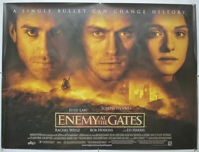 ENEMY AT THE GATES (2001) Original Quad Movie Poster - Jude Law Joseph Fiennes • £7.50