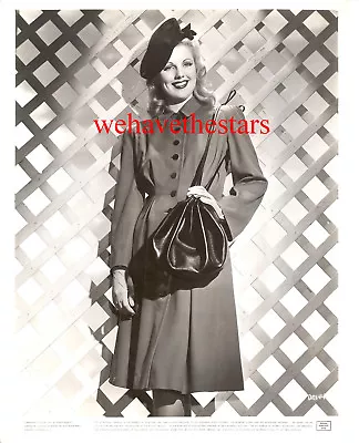 Vintage Dolores Moran GLAMOUR FASHION '43 OLD ACQUAINTANCE Publicity Portrait • $39.96