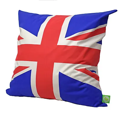 Large Size Union Jack GB Furniture Seat Cushion Filled With Pad By Bean Lazy • £15.99