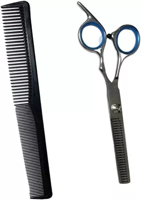 6  Professional Hairdressing Scissors Thinning Shears Set Barber Hair Cutting • £3.49