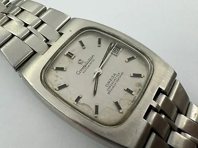 Vintage OMEGA 168.047 Constellation TV Automatic Silver Dial Cal Ω 1001 - 33 Mm • $700