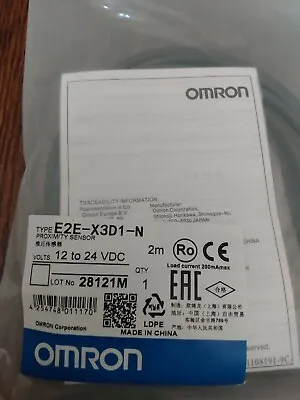 OMRON E2E-X3D1-N   E2E X3D1 N  Photoelectric Switch Sensor • $28
